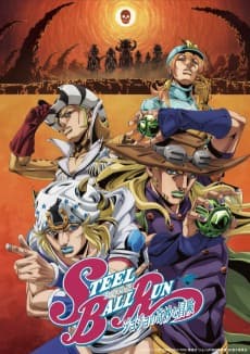 Okładka anime STEEL BALL RUN JoJo's Bizarre Adventure 2nd - 3rd STAGE